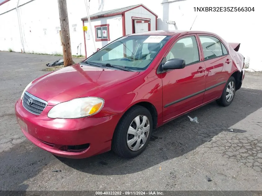 2005 Toyota Corolla Ce VIN: 1NXBR32E35Z566304 Lot: 40323202