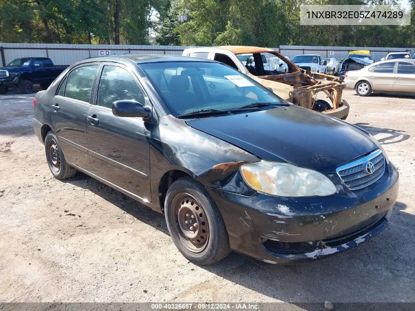 2005 Toyota Corolla Le VIN: 1NXBR32E05Z474289 Lot: 40326657