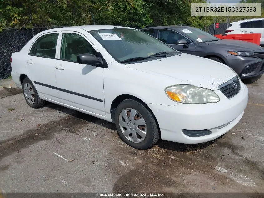 2005 Toyota Corolla Ce VIN: 2T1BR32E15C327593 Lot: 40342389