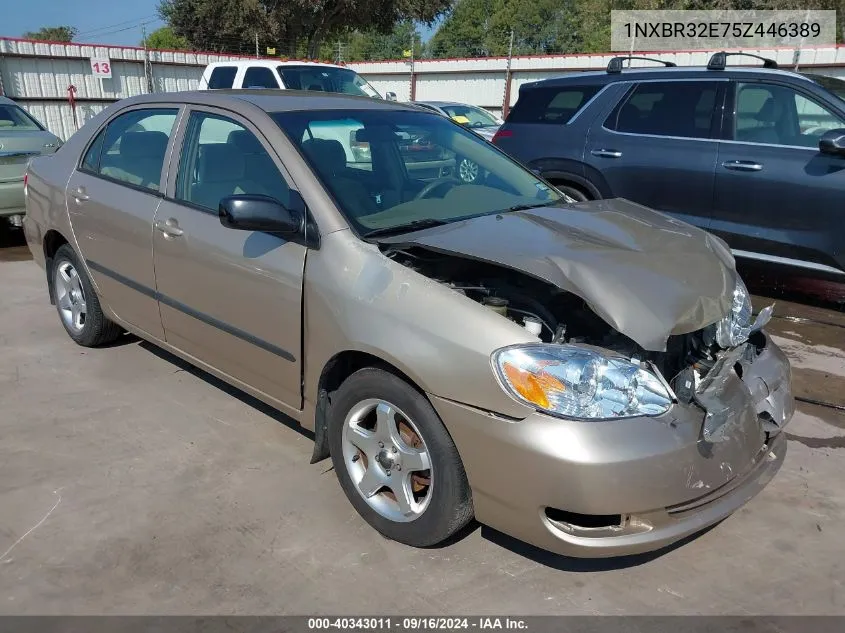 2005 Toyota Corolla Ce VIN: 1NXBR32E75Z446389 Lot: 40343011