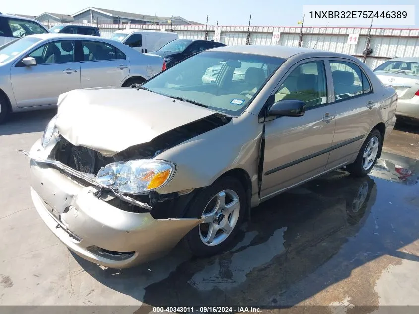 2005 Toyota Corolla Ce VIN: 1NXBR32E75Z446389 Lot: 40343011