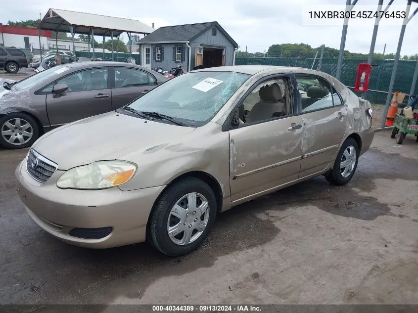 2005 Toyota Corolla Le VIN: 1NXBR30E45Z476453 Lot: 40344389