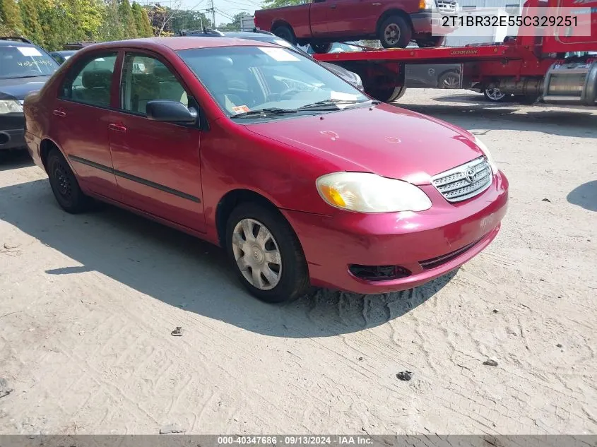 2005 Toyota Corolla Ce VIN: 2T1BR32E55C329251 Lot: 40347686