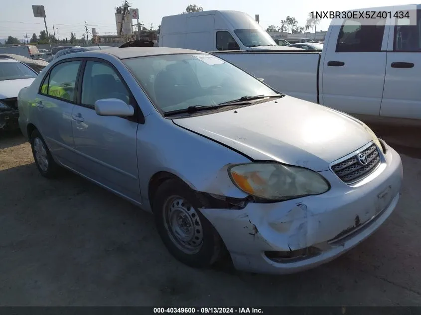 1NXBR30EX5Z401434 2005 Toyota Corolla Le