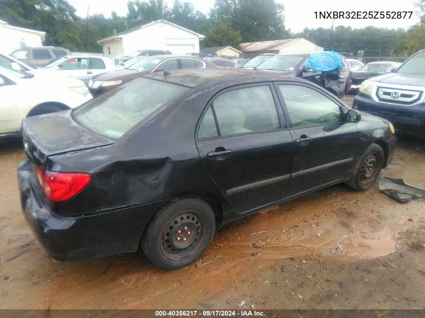 2005 Toyota Corolla Ce/Le/S VIN: 1NXBR32E25Z552877 Lot: 40356217