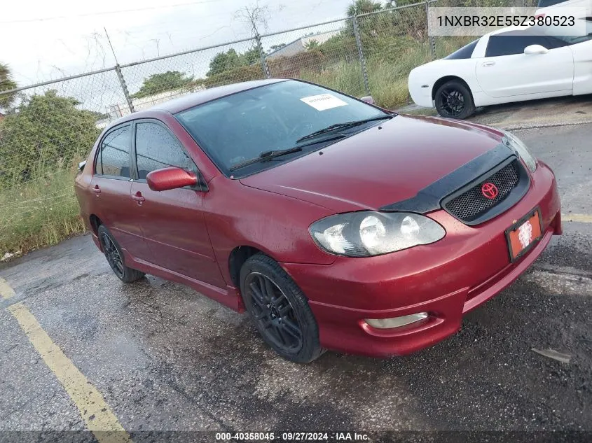 2005 Toyota Corolla Ce/Le/S VIN: 1NXBR32E55Z380523 Lot: 40358045