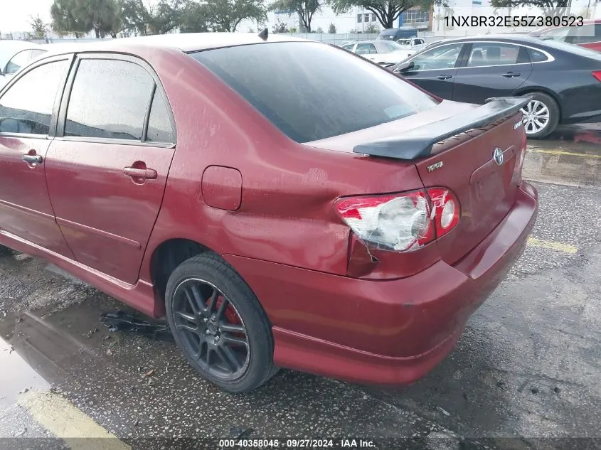 2005 Toyota Corolla Ce/Le/S VIN: 1NXBR32E55Z380523 Lot: 40358045