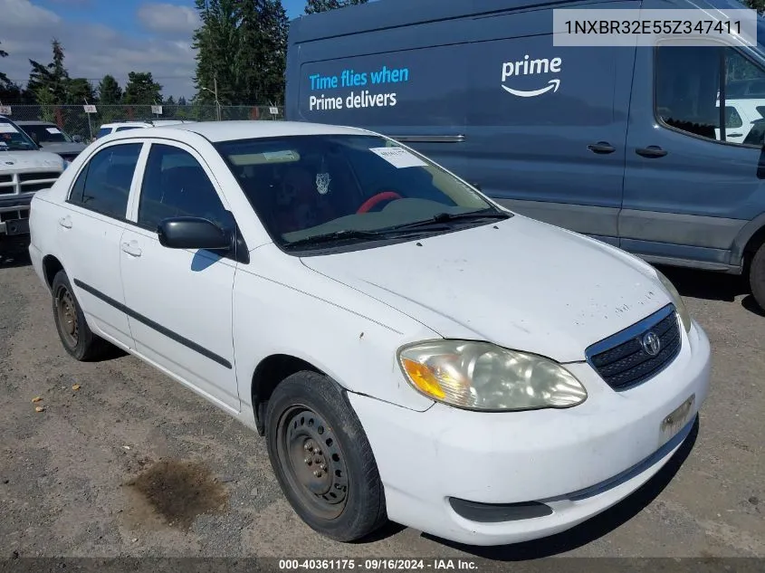 2005 Toyota Corolla Ce VIN: 1NXBR32E55Z347411 Lot: 40361175