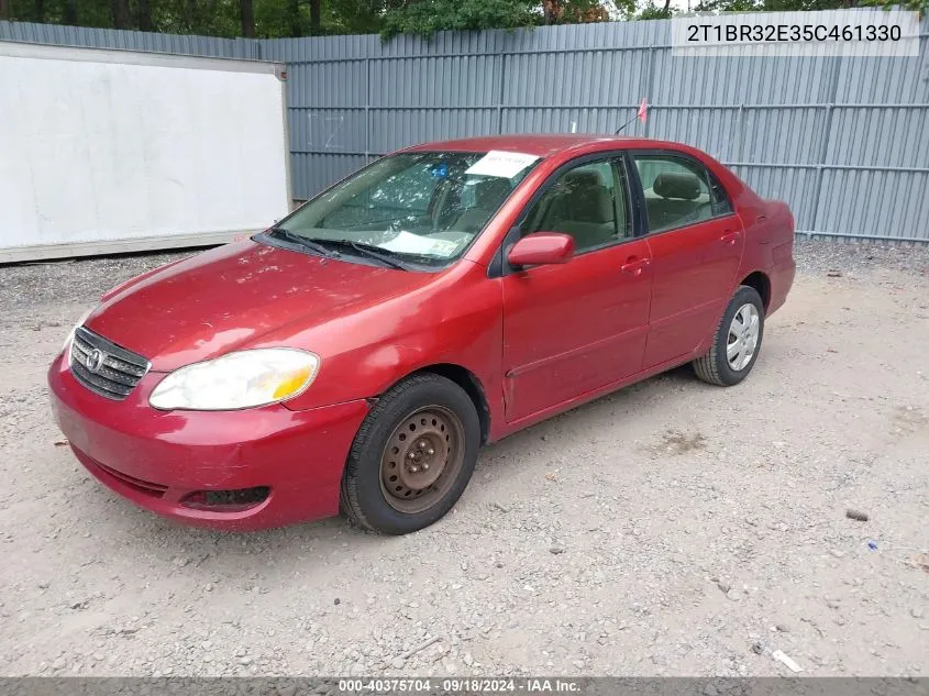 2005 Toyota Corolla Le VIN: 2T1BR32E35C461330 Lot: 40375704