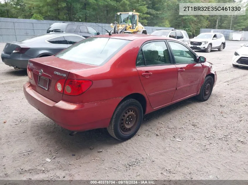 2005 Toyota Corolla Le VIN: 2T1BR32E35C461330 Lot: 40375704