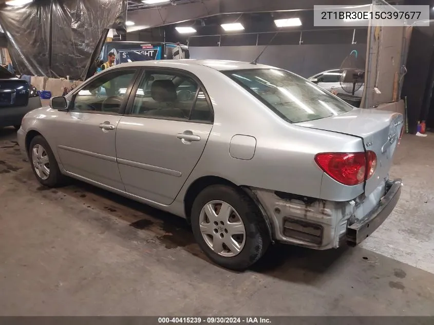 2005 Toyota Corolla Le VIN: 2T1BR30E15C397677 Lot: 40415239