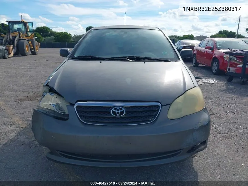 1NXBR32E25Z380317 2005 Toyota Corolla Ce