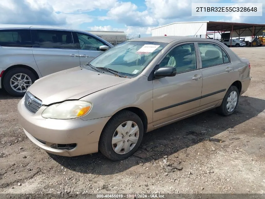 2005 Toyota Corolla Ce VIN: 2T1BR32E55C328648 Lot: 40455019