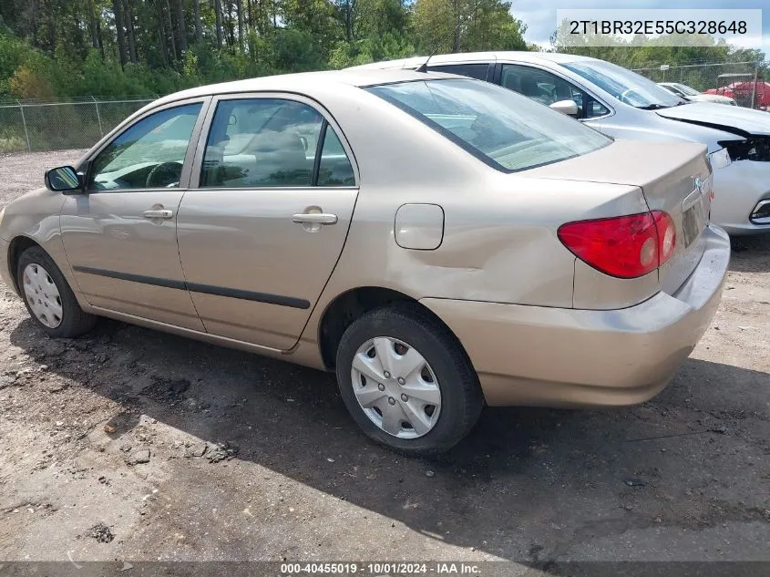 2005 Toyota Corolla Ce VIN: 2T1BR32E55C328648 Lot: 40455019