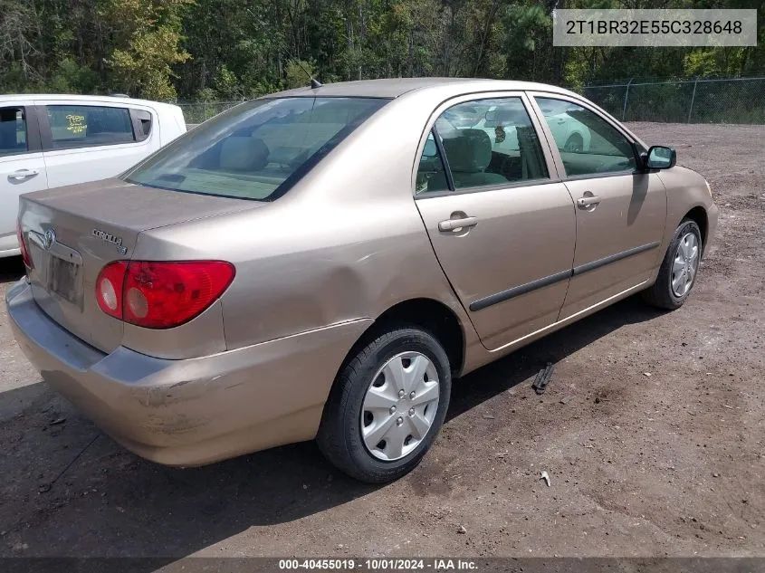 2005 Toyota Corolla Ce VIN: 2T1BR32E55C328648 Lot: 40455019