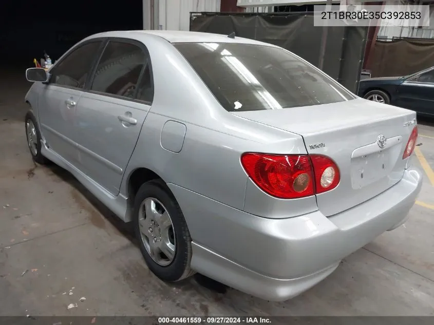 2005 Toyota Corolla S VIN: 2T1BR30E35C392853 Lot: 40461559