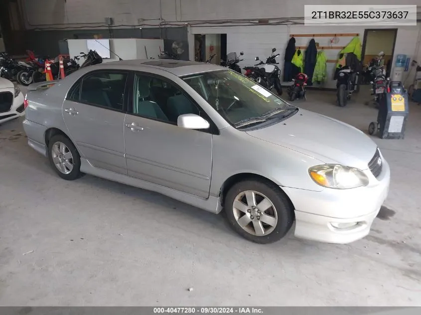 2005 Toyota Corolla S VIN: 2T1BR32E55C373637 Lot: 40477280