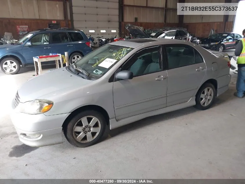 2005 Toyota Corolla S VIN: 2T1BR32E55C373637 Lot: 40477280