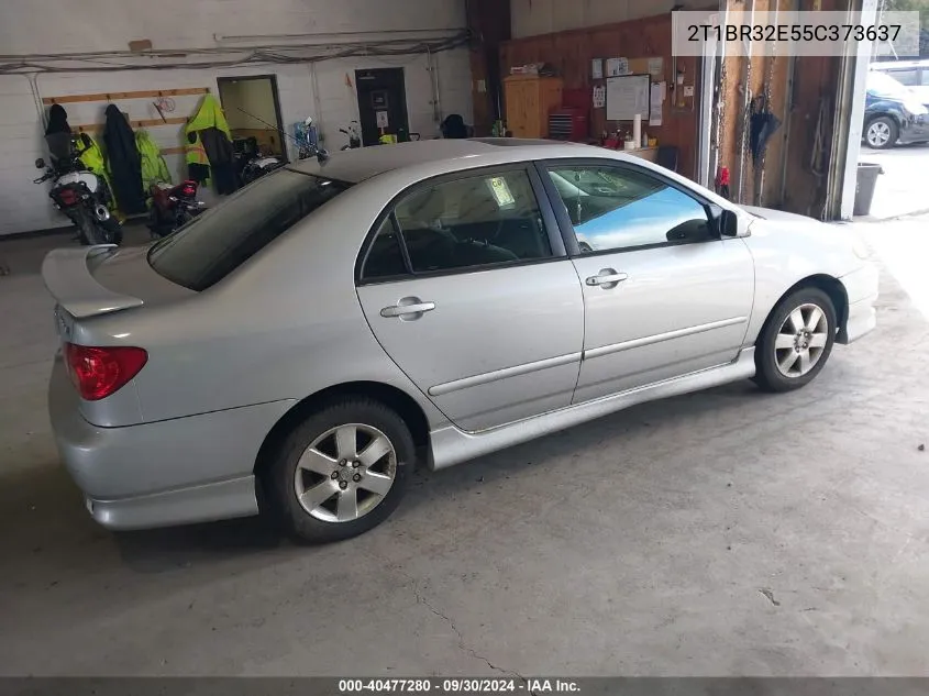 2005 Toyota Corolla S VIN: 2T1BR32E55C373637 Lot: 40477280