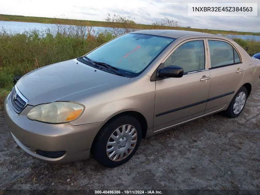 2005 Toyota Corolla Ce/Le/S VIN: 1NXBR32E45Z384563 Lot: 40496386