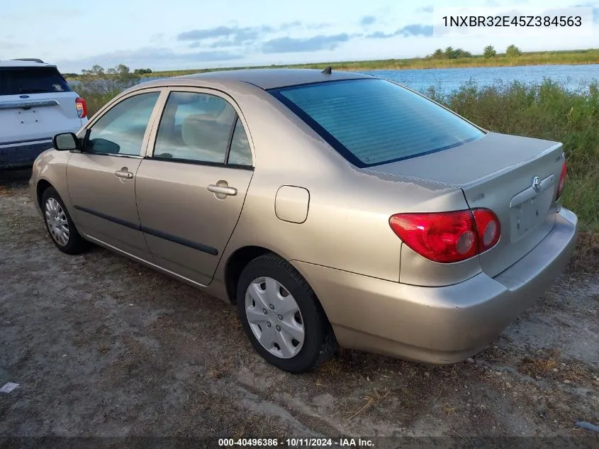 2005 Toyota Corolla Ce/Le/S VIN: 1NXBR32E45Z384563 Lot: 40496386