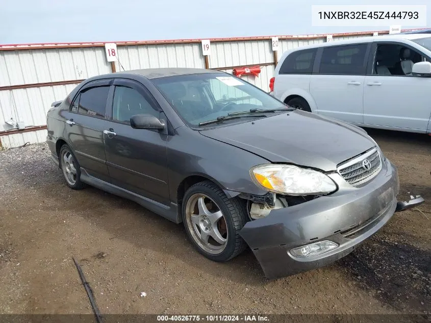 2005 Toyota Corolla S VIN: 1NXBR32E45Z444793 Lot: 40526775