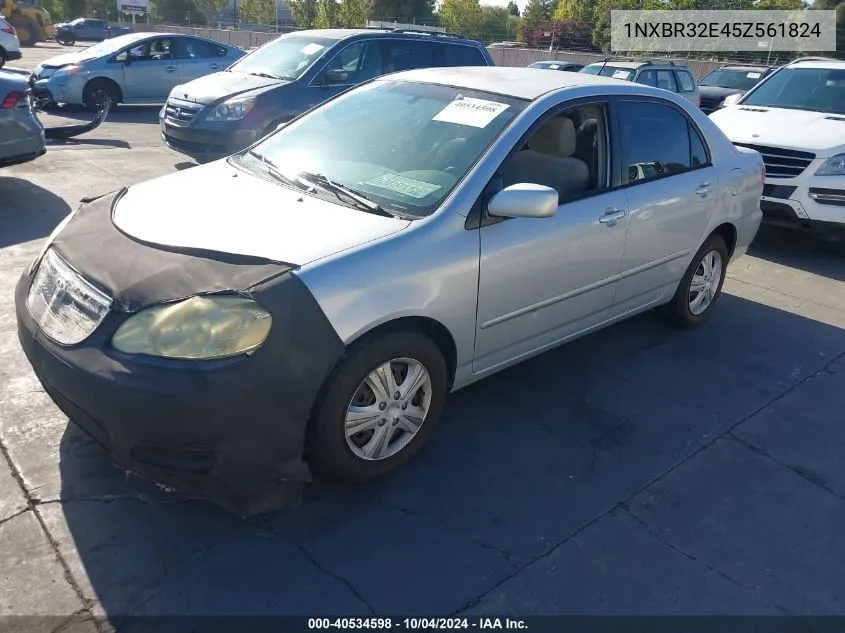 2005 Toyota Corolla Le VIN: 1NXBR32E45Z561824 Lot: 40534598