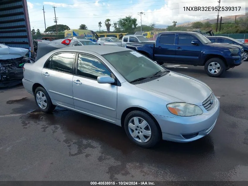 2005 Toyota Corolla Le VIN: 1NXBR32E95Z539317 Lot: 40538015