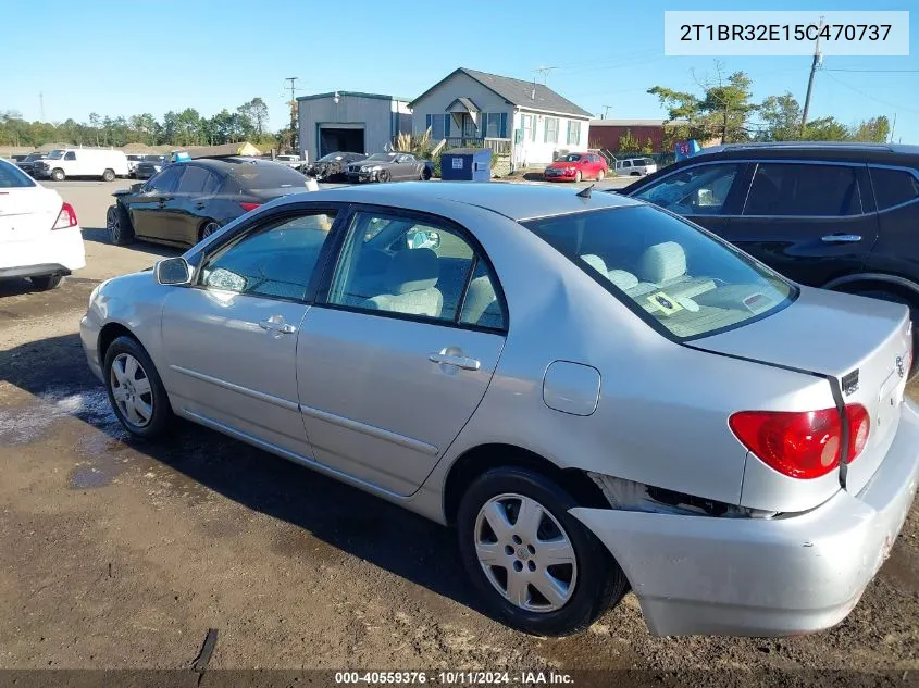 2005 Toyota Corolla Le VIN: 2T1BR32E15C470737 Lot: 40559376