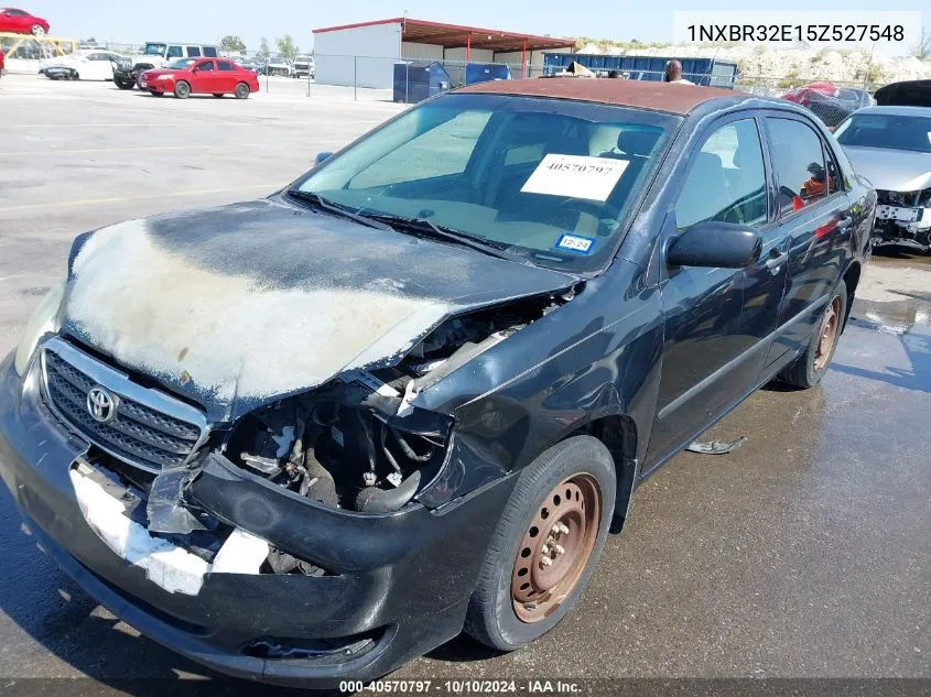 2005 Toyota Corolla Ce VIN: 1NXBR32E15Z527548 Lot: 40570797