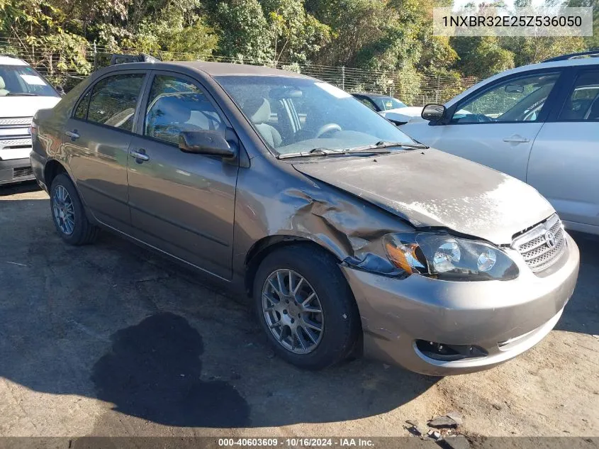 2005 Toyota Corolla Ce VIN: 1NXBR32E25Z536050 Lot: 40603609