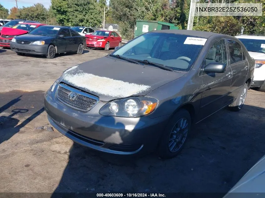 2005 Toyota Corolla Ce VIN: 1NXBR32E25Z536050 Lot: 40603609