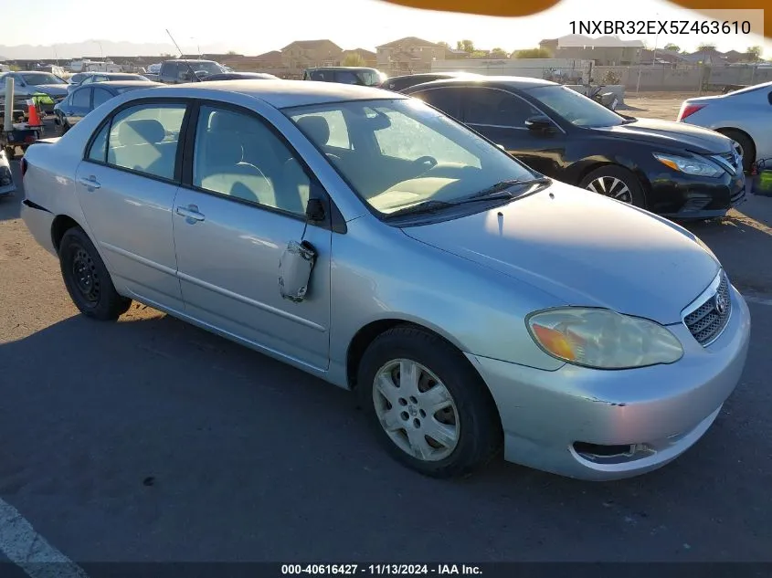 2005 Toyota Corolla Le VIN: 1NXBR32EX5Z463610 Lot: 40616427