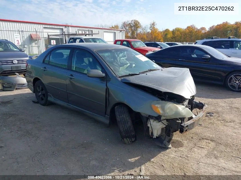 2005 Toyota Corolla S VIN: 2T1BR32E25C470262 Lot: 40622086