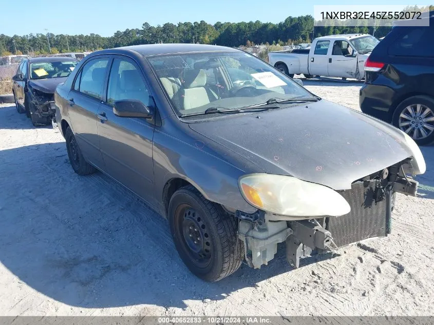 2005 Toyota Corolla Ce VIN: 1NXBR32E45Z552072 Lot: 40652883