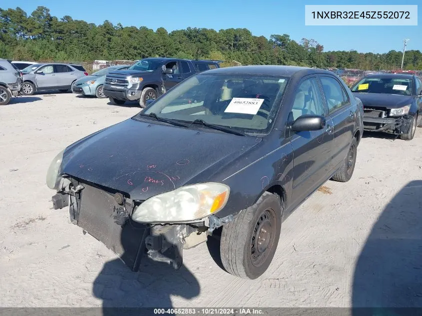 2005 Toyota Corolla Ce VIN: 1NXBR32E45Z552072 Lot: 40652883