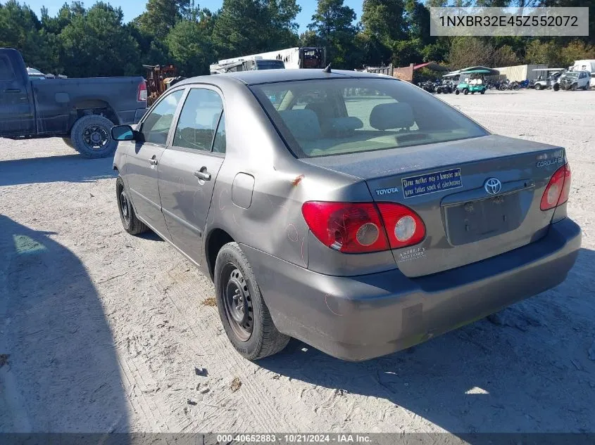 2005 Toyota Corolla Ce VIN: 1NXBR32E45Z552072 Lot: 40652883