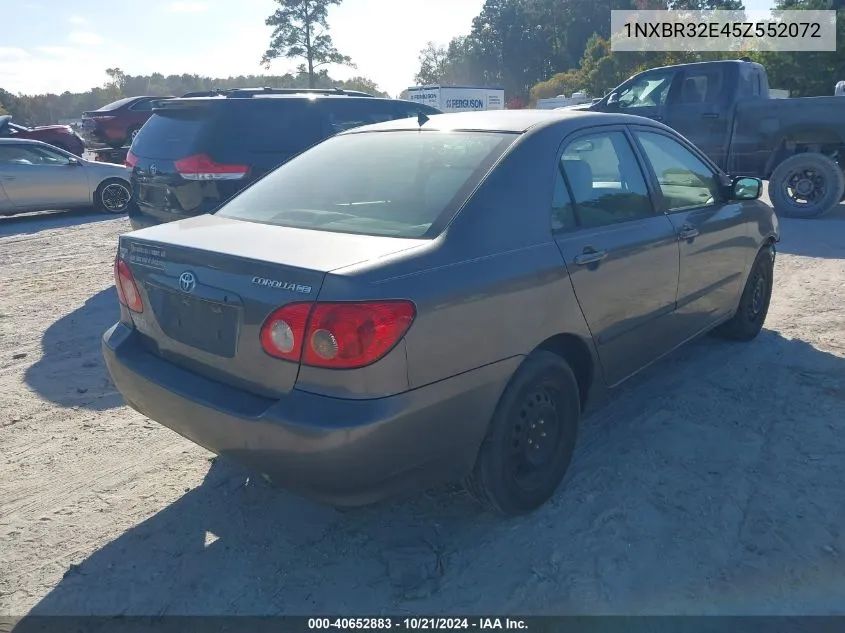 2005 Toyota Corolla Ce VIN: 1NXBR32E45Z552072 Lot: 40652883