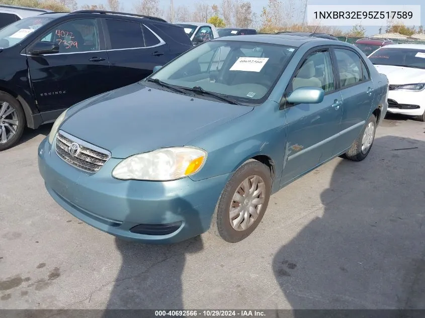 1NXBR32E95Z517589 2005 Toyota Corolla Le