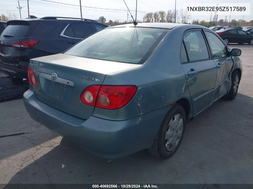 2005 Toyota Corolla Le VIN: 1NXBR32E95Z517589 Lot: 40692566