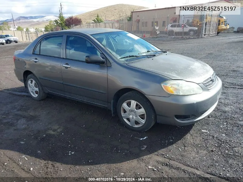 2005 Toyota Corolla Ce VIN: 1NXBR32E45Z515197 Lot: 40702076