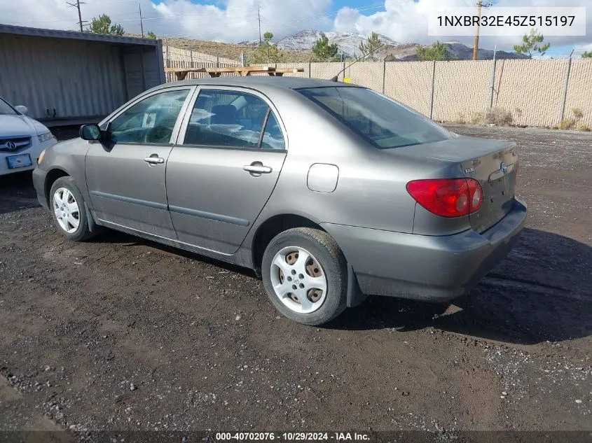 2005 Toyota Corolla Ce VIN: 1NXBR32E45Z515197 Lot: 40702076