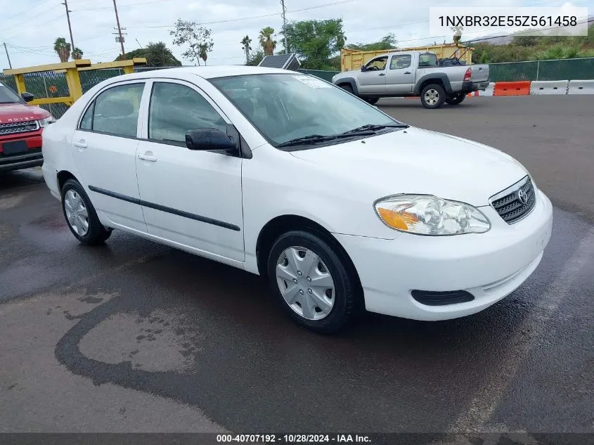 2005 Toyota Corolla Ce VIN: 1NXBR32E55Z561458 Lot: 40707192