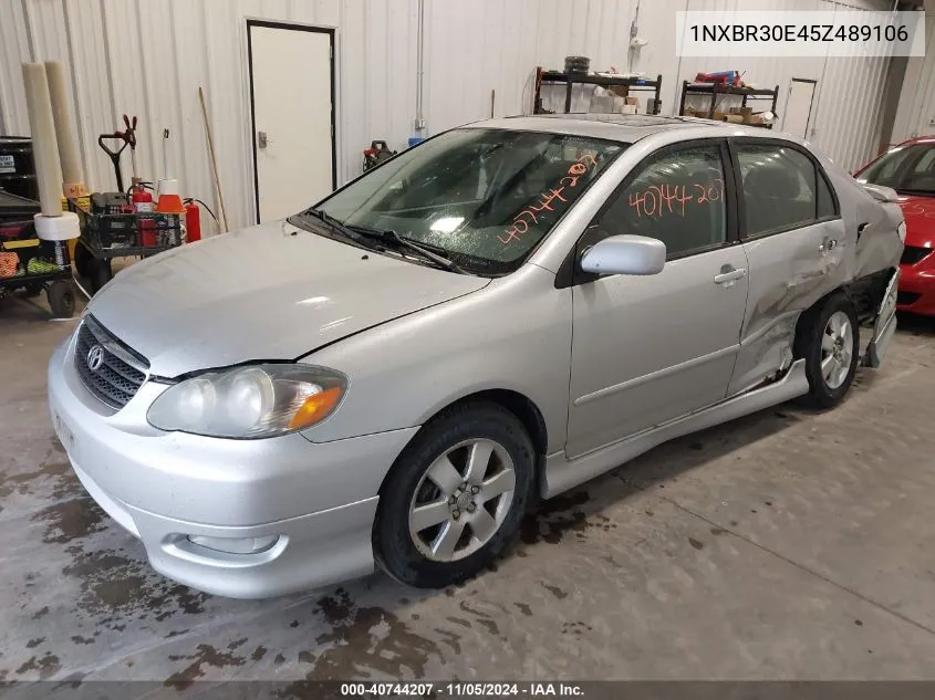 2005 Toyota Corolla S VIN: 1NXBR30E45Z489106 Lot: 40744207