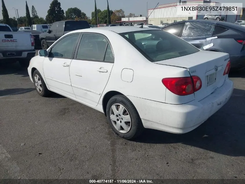 2005 Toyota Corolla Le VIN: 1NXBR30E95Z479851 Lot: 40774157