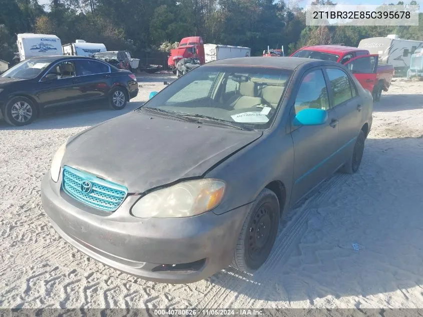 2005 Toyota Corolla Le VIN: 2T1BR32E85C395678 Lot: 40780626