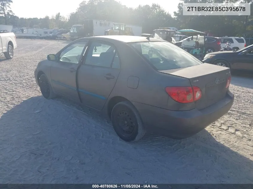 2005 Toyota Corolla Le VIN: 2T1BR32E85C395678 Lot: 40780626