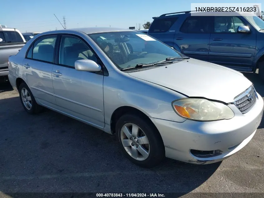 2005 Toyota Corolla Le VIN: 1NXBR32E25Z416233 Lot: 40783843