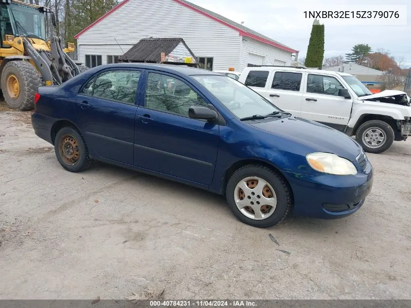 2005 Toyota Corolla Ce VIN: 1NXBR32E15Z379076 Lot: 40784231