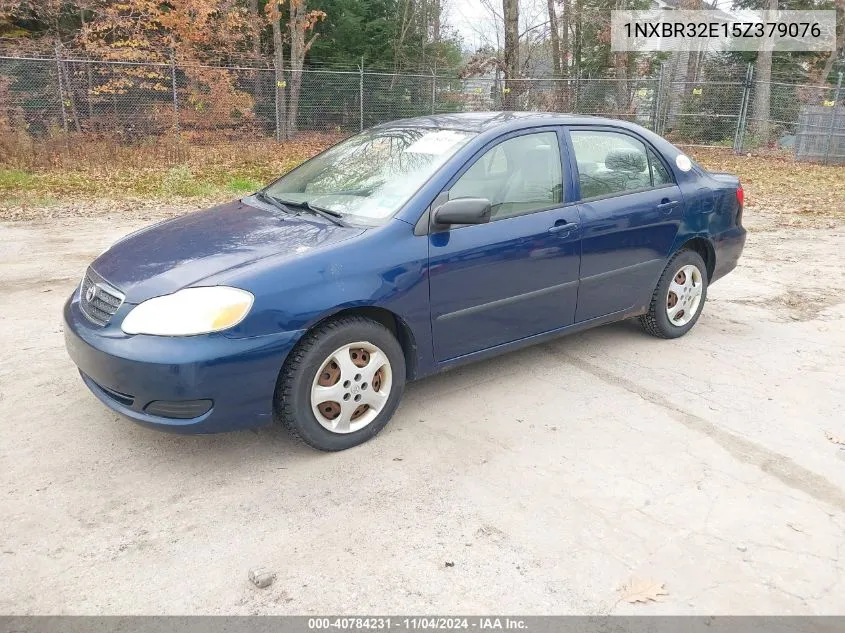 2005 Toyota Corolla Ce VIN: 1NXBR32E15Z379076 Lot: 40784231